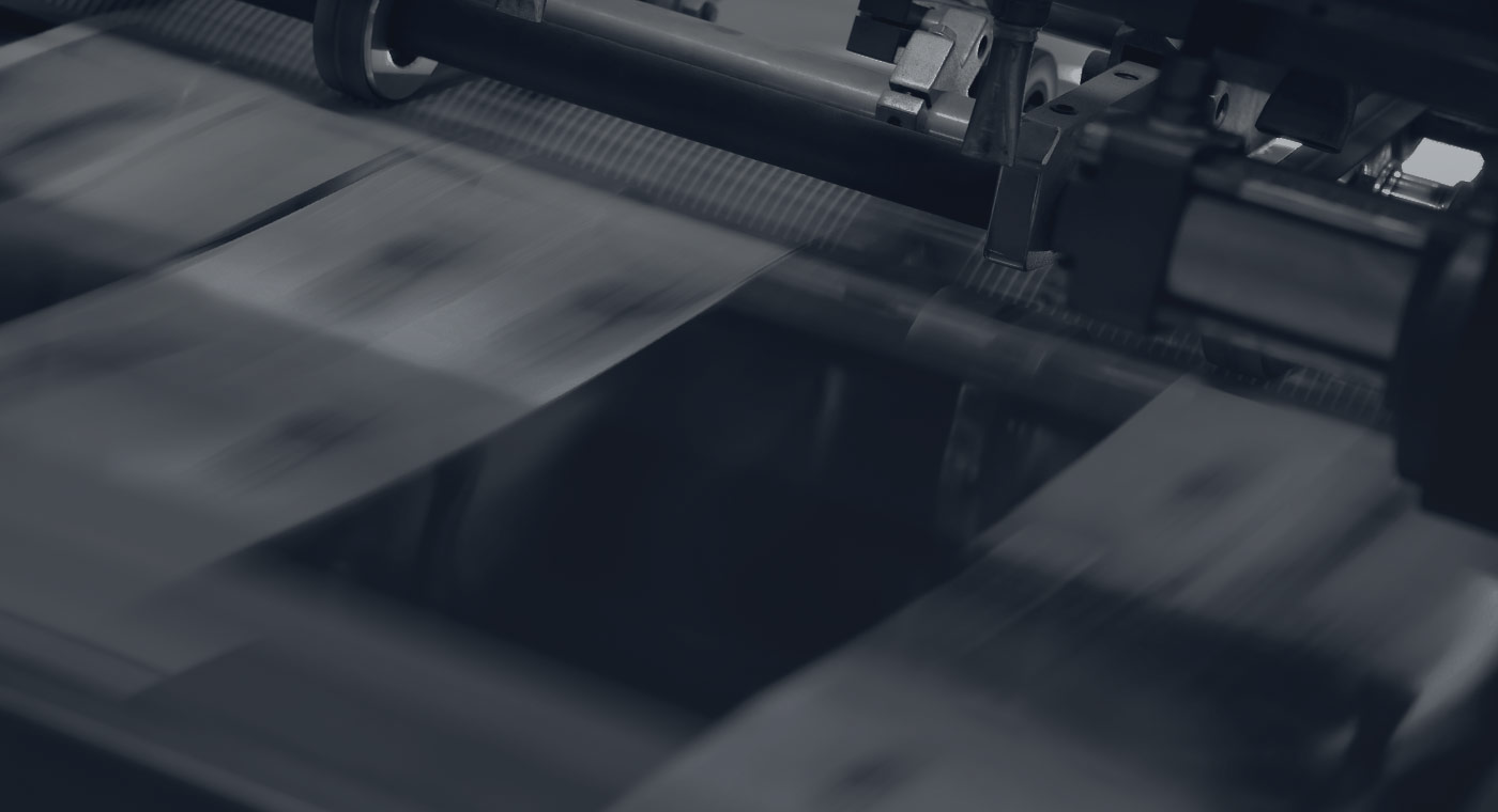 Bogenlauf in der Druckmaschine bei Hirsch Printmedien