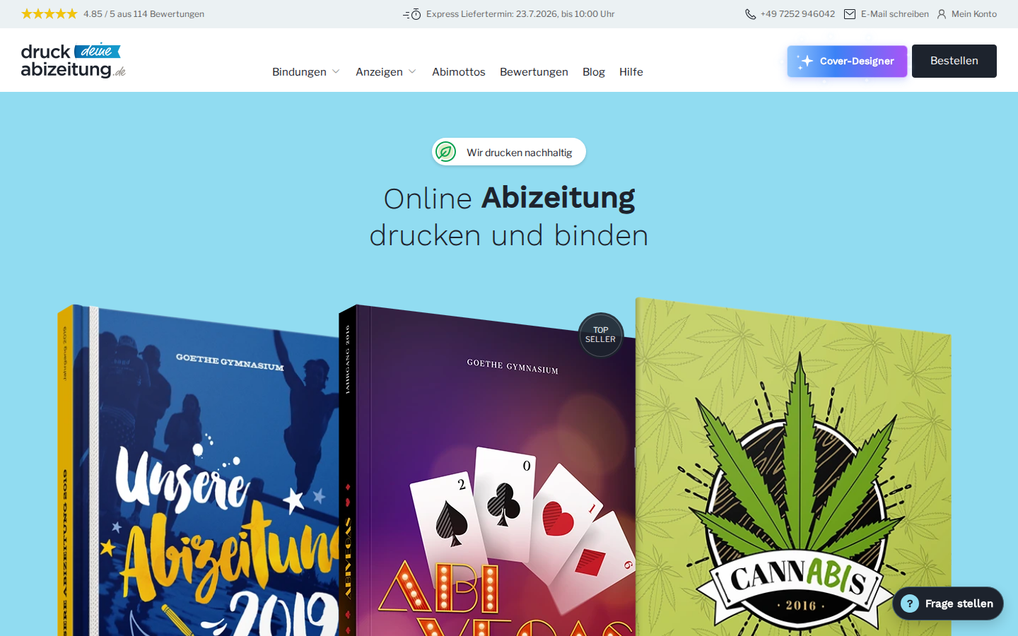 Startseite von druck-deine-abizeitung.de