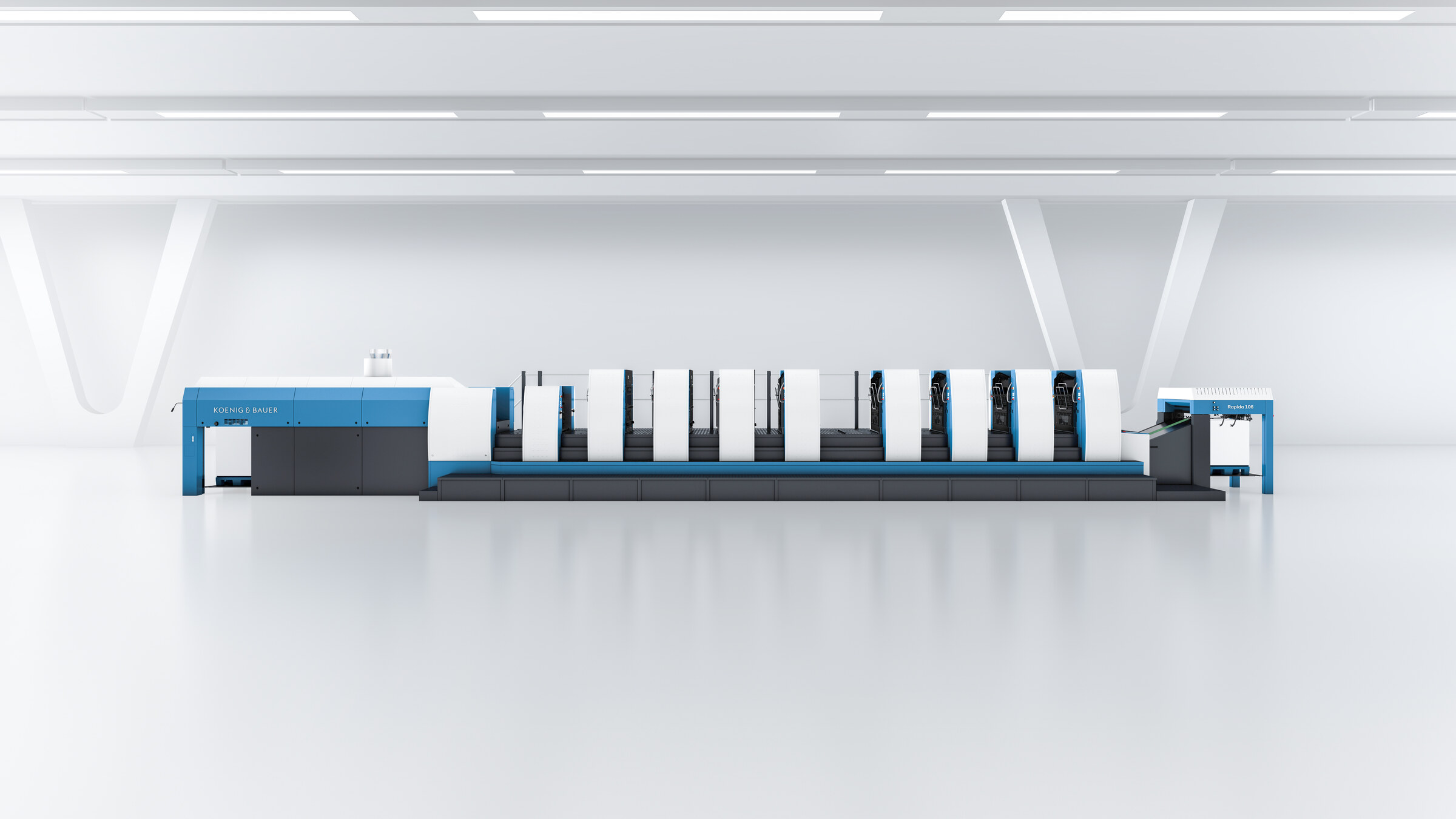 Unsere Großformat-Linie im Bogenoffsetdruck — 4/4-Wendung, Format bis 74 × 106 cm